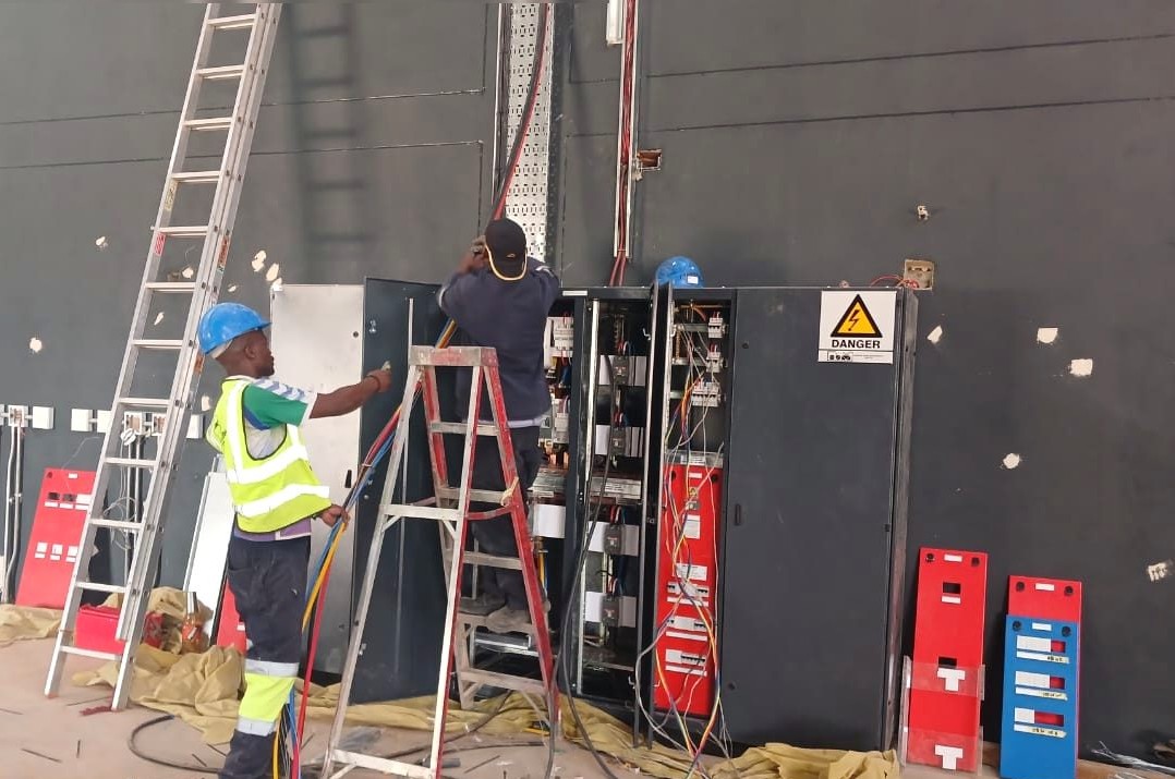 Gauteng project site works by Tailored Electrical Solutions